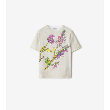 Foxglove Cotton T-shirt - Calico IP Pattern
