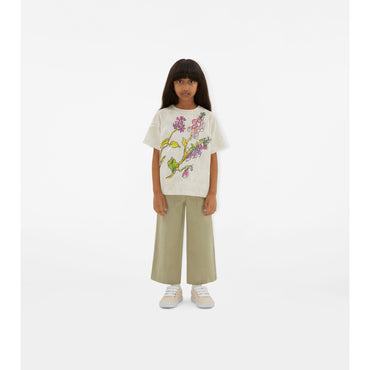 Foxglove Cotton T-shirt - Calico IP Pattern
