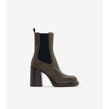 Leather Wedge Chelsea Boots - Loch