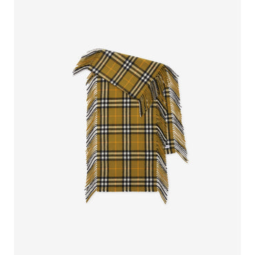 Check Cashmere Happy Scarf - Oxide