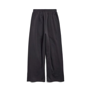 Baggy Sweatpants - Washed Black/White