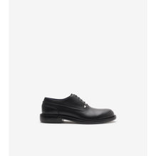 Leather Cobble Oxford Shoes - Black