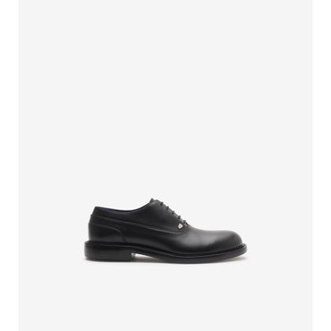 Leather Cobble Oxford Shoes - Black