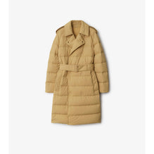 Mid-length Nylon Puffer Coat - Flax/Sand IP Check