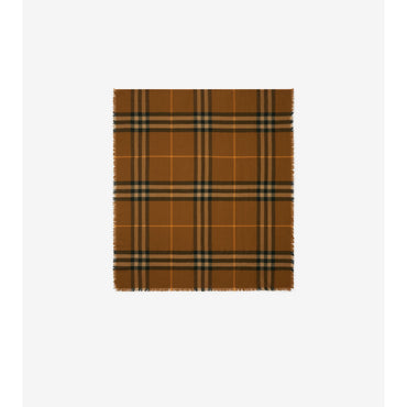 Check Wool Scarf - Shrew