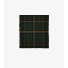 Check Wool Scarf - Shadow