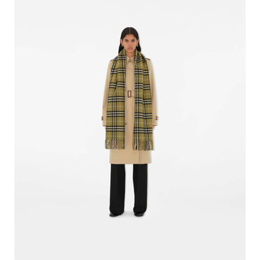 Check Cashmere Scarf - Acre