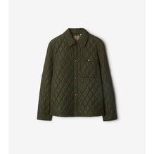 Quilted Nylon Overshirt - Shale