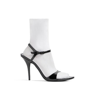 Avenue S.Sock H110 Pat.Bb/Wo - Black/White
