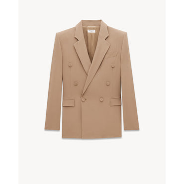 VESTE 90'S FLUIDE WW CREPE MOU - CAPPUCCINO