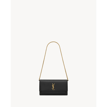 YSL BO SUNSET POCHET ULTRACALF - NERO/GOLD