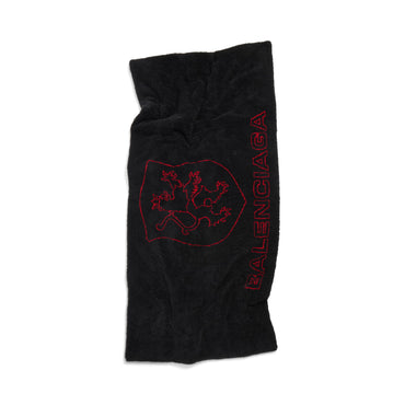 Padded Stola - Black/Red