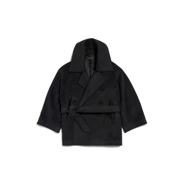 High Collar Jacket - Black