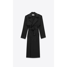 ASIAN FIT DE 16MM TRENCH SOYEU - NERO/NERO