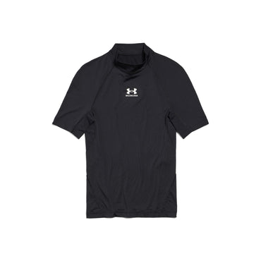 Under Armour Mock Neck Short Sleeve T-Shirt - Black