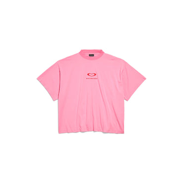 S/S Cropped T-Shirt - Baby Pink