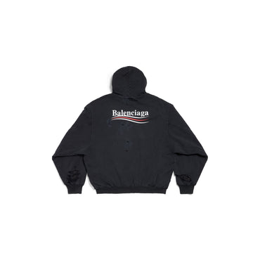 Layered Hoodie - Fw Black/Washed Blck