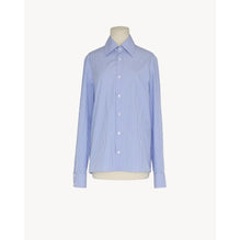 CHEMISE POPELINE RAYURE BUSINE - BLEU BLANC