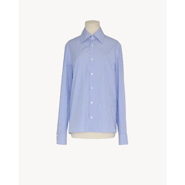 CHEMISE POPELINE RAYURE BUSINE - BLEU BLANC