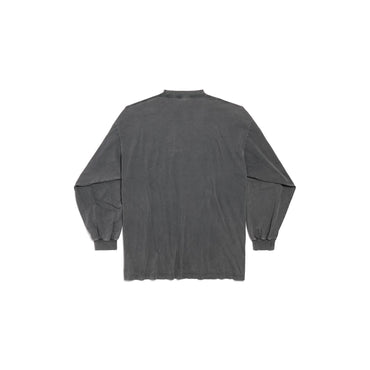 L/S Large Fit T-Shirt - Super Faded Wash Blk