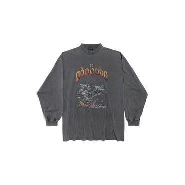 L/S Large Fit T-Shirt - Super Faded Wash Blk