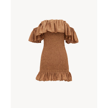 ROBE TOILE PARACHUTE - CARAMEL