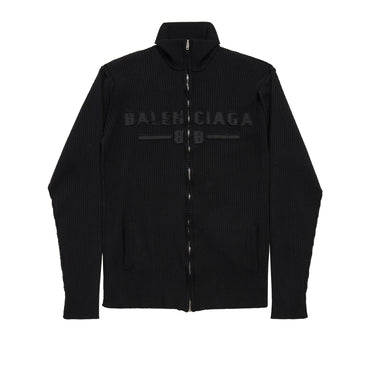 Zip Up Cardigan - Black