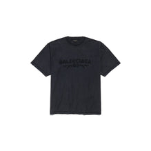 Inside Out Medium Fit T-Shirt - Faded Washed Black