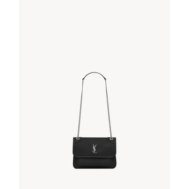 YSL PW NIKI MINI D_HAKA MOIRA - NERO/SILVER