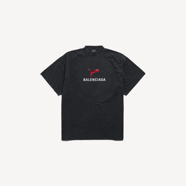 Oversized T-Shirt - Faded Washed Black