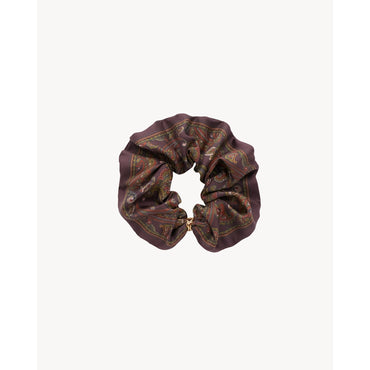 CHOUCHOU SCRUNCHIE PAISLEY - MACCHIATO