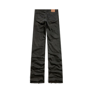 Fitted Low-Waist Pants - Anthracite