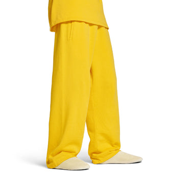 Chateau Mule Flat Velvet W.O - Butter Yellow