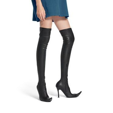 Poulaine Boot H110 Nap St/Bb - Black/Silver