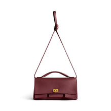 Bel Air Clutch On Strap S - Dark Burgundy