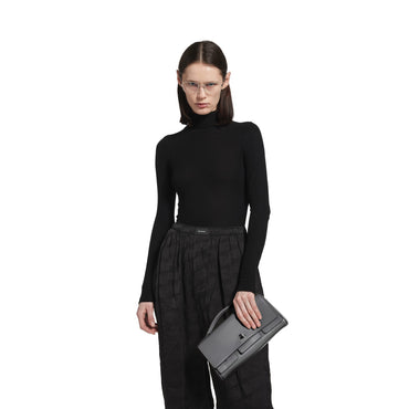 Bel Air Clutch On Strap S - Grey