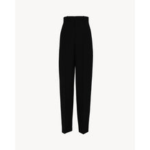 PANTALON PLAT LAINE FROIDE CHI - NERO/NERO