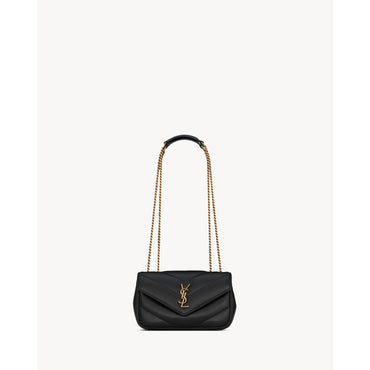 Mini Loulou Chain Bag - Nero