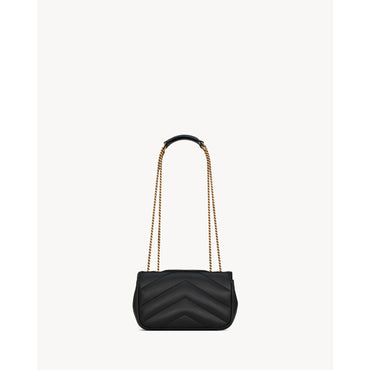 Mini Loulou Chain Bag - Nero