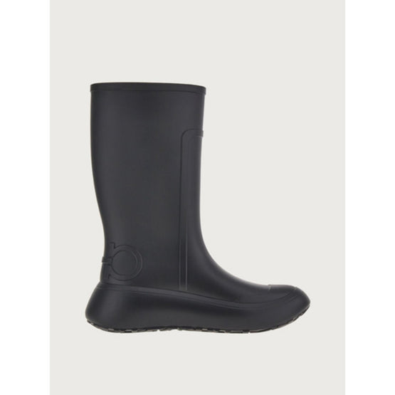 Rain Boots - Black/White