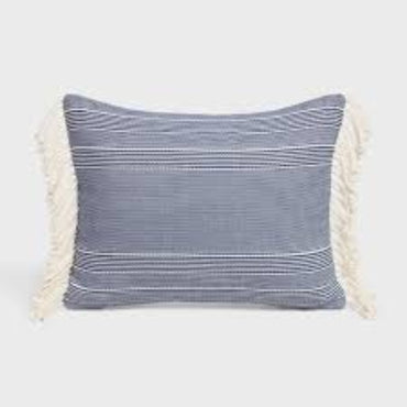 Coussin Plage Triomphe - Offwhite/Navy