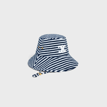 Bob Triomphe Coton Eponge Raye - Navy/Ecru