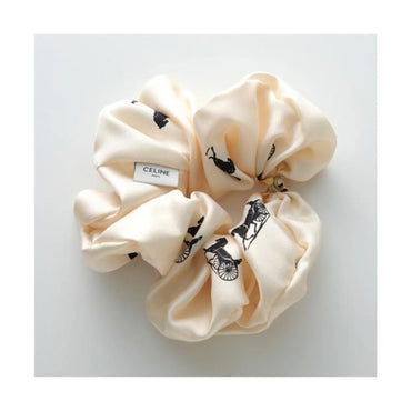 Celine C Sulky Scrunchy - Gold/White