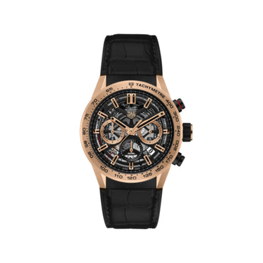 Men's Carrera 43mm Caliber Heuer02 - Black [NEW]