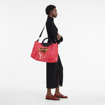 Longchamp x ToiletPaper S Travel bag - Red