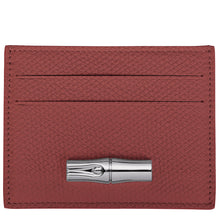 Le Roseau  Card holder - Chestnut
