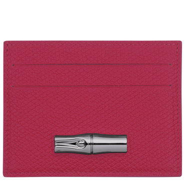 Le Roseau  Card holder - Beetroot