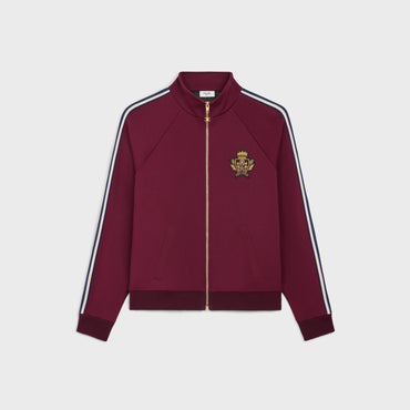 Veste Tracksuit Patch Blason Double-Face Jersey - Bordeaux Cete/Navy/Ecru