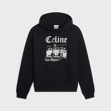 Hoodie Loose Troubadour - Black/White
