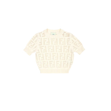 Kids' Girl Jumper Knitted - White